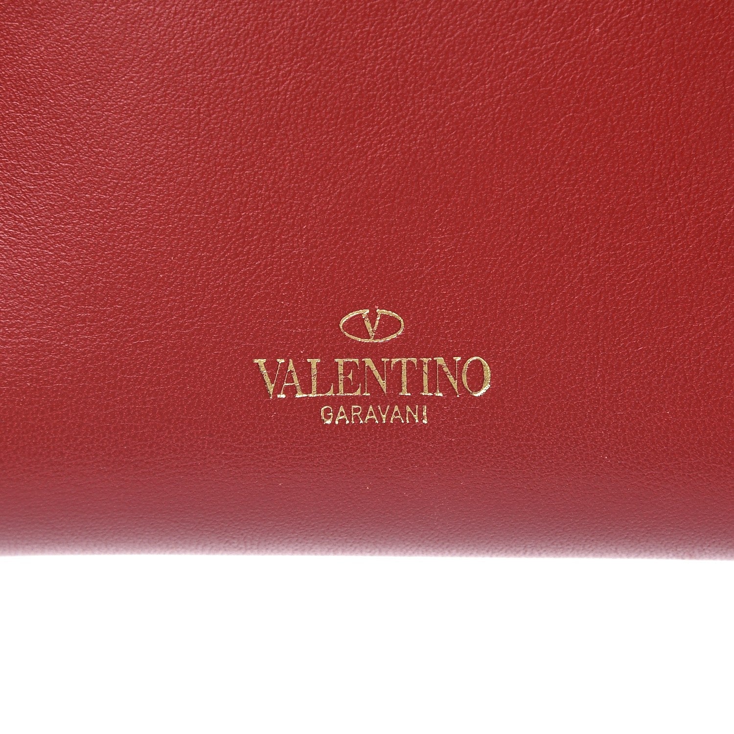Valentino Garavani Calfskin Medium Rockstud Organizer Zip Around Wallet Rosso Valentino 7 of 10