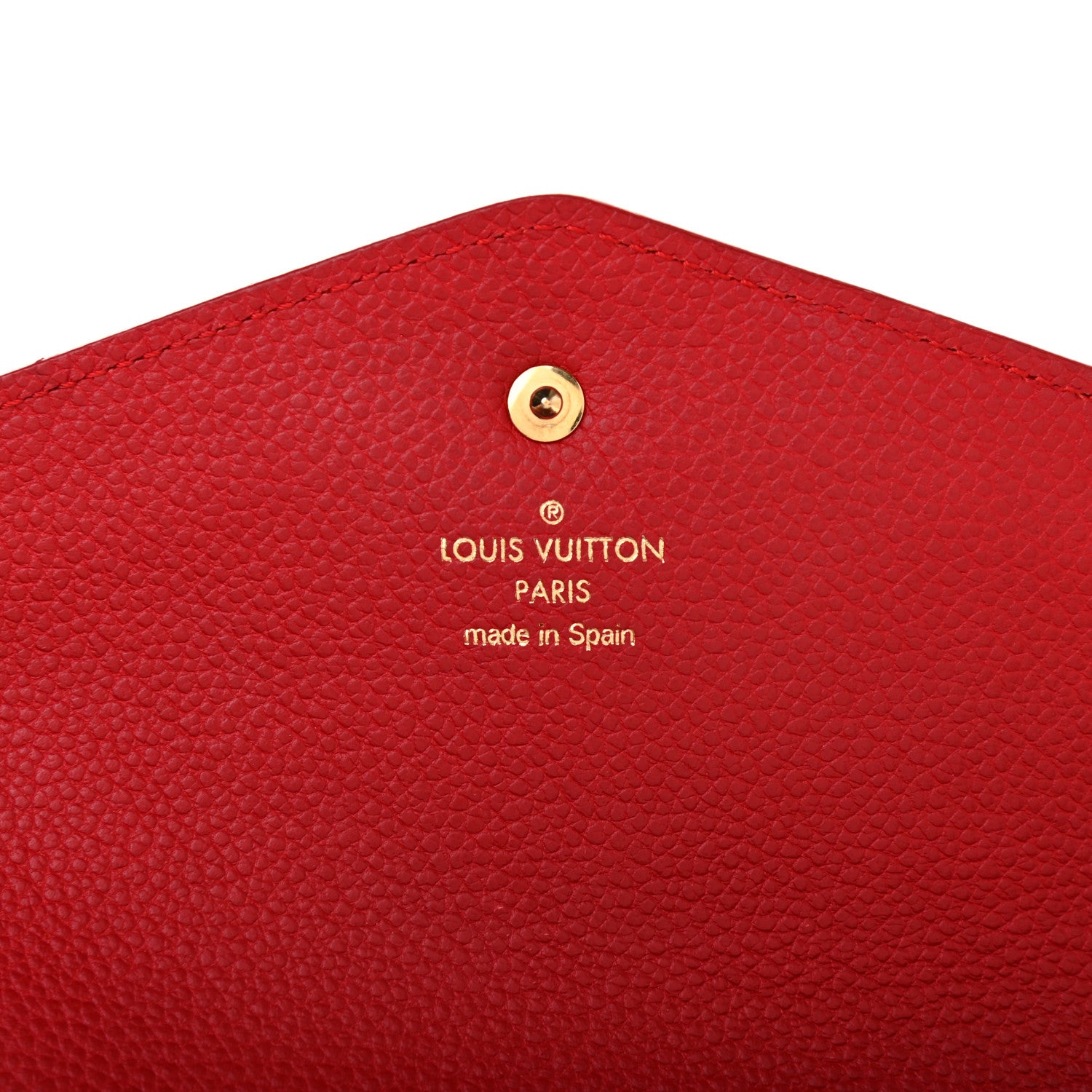 Louis Vuitton Empreinte Sarah Wallet Red Scarlet 6 of 9
