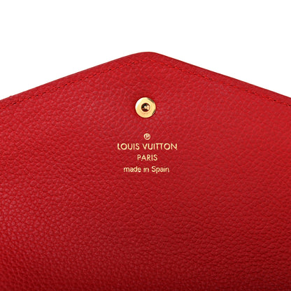 Louis Vuitton Empreinte Sarah Wallet Red Scarlet 6 of 9