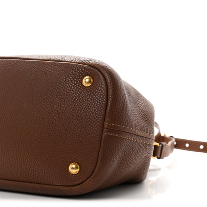Prada Vitello Daino Tote Palissandro 10 of 11