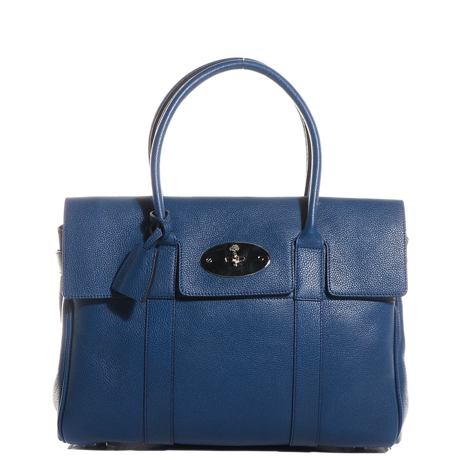 Mulberry Classic Grain Small Bayswater Sea Blue 1 of 12