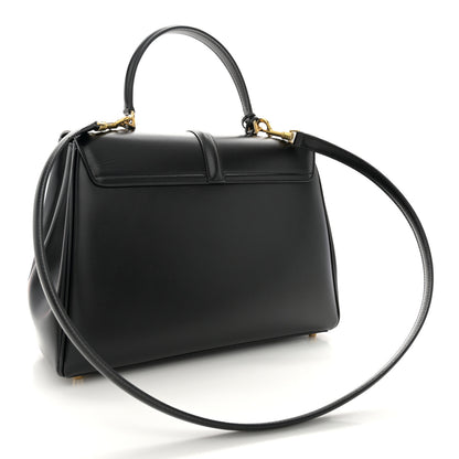 Celine Grained Calfskin Classique 16 Top Handle Bag Black 3 of 12
