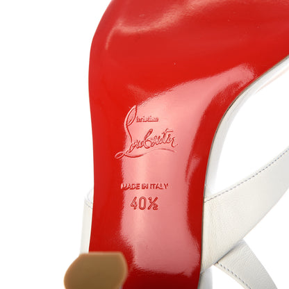 Christian Louboutin Kid Taralita 55 Thong Sandals 40.5 White 7 of 9