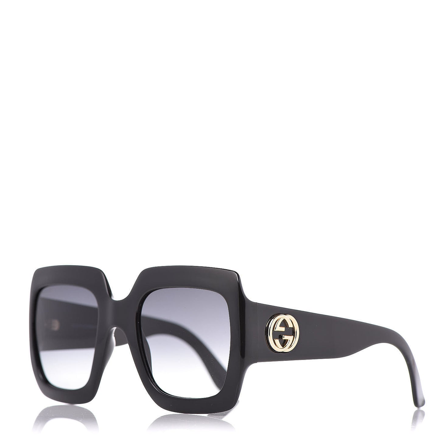 Acetate Square Frame Sunglasses GG0053S Black