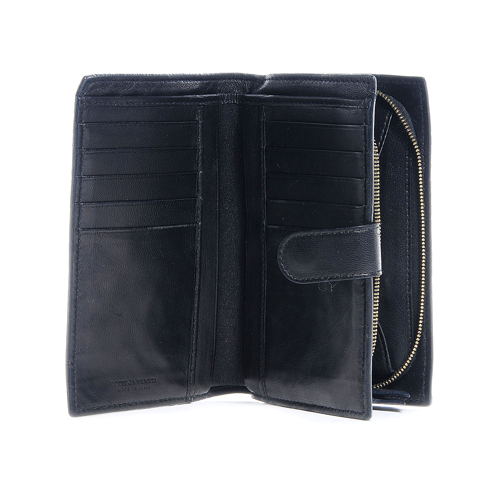 Bottega Veneta Nappa Intrecciato French Wallet Nero Black 5 of 8