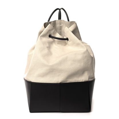 Bottega Veneta Canvas Calfskin Intrecciato Arco Sailor Backpack Natural Fondant 1 of 10