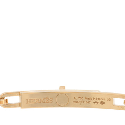 Hermes 18K Yellow Gold Kelly Chaine Bracelet LG 3 of 4