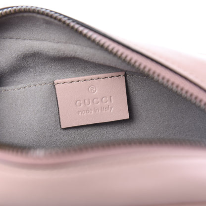 Gucci Calfskin Matelasse Mini GG Marmont Chain Shoulder Bag Perfect Pink 6 of 12