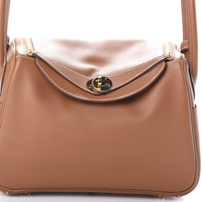 Hermes Evercolor Lindy 26 Gold 8 of 10