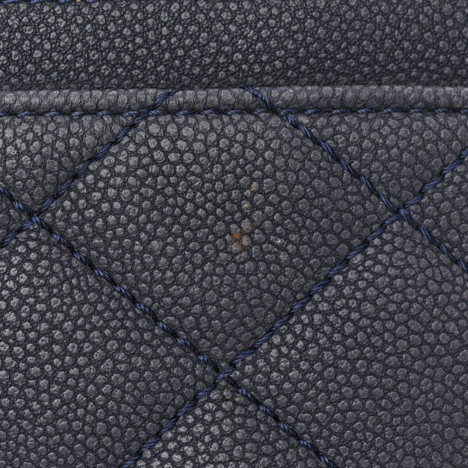 Chanel Washed Caviar Quilted Small Square Turn Around Ligne Flap Navy 11 of 11