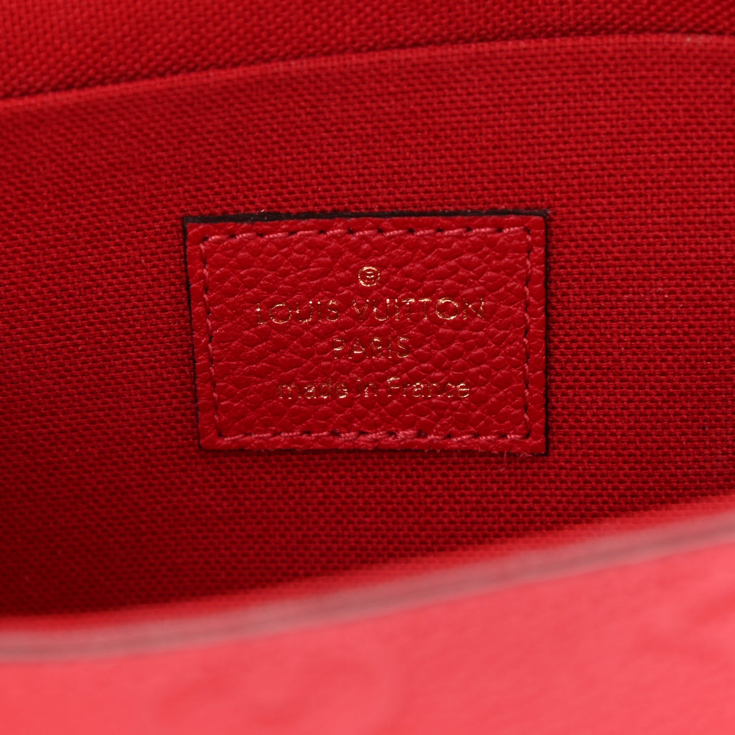 Empreinte Pochette Felicie Chain Wallet Scarlet