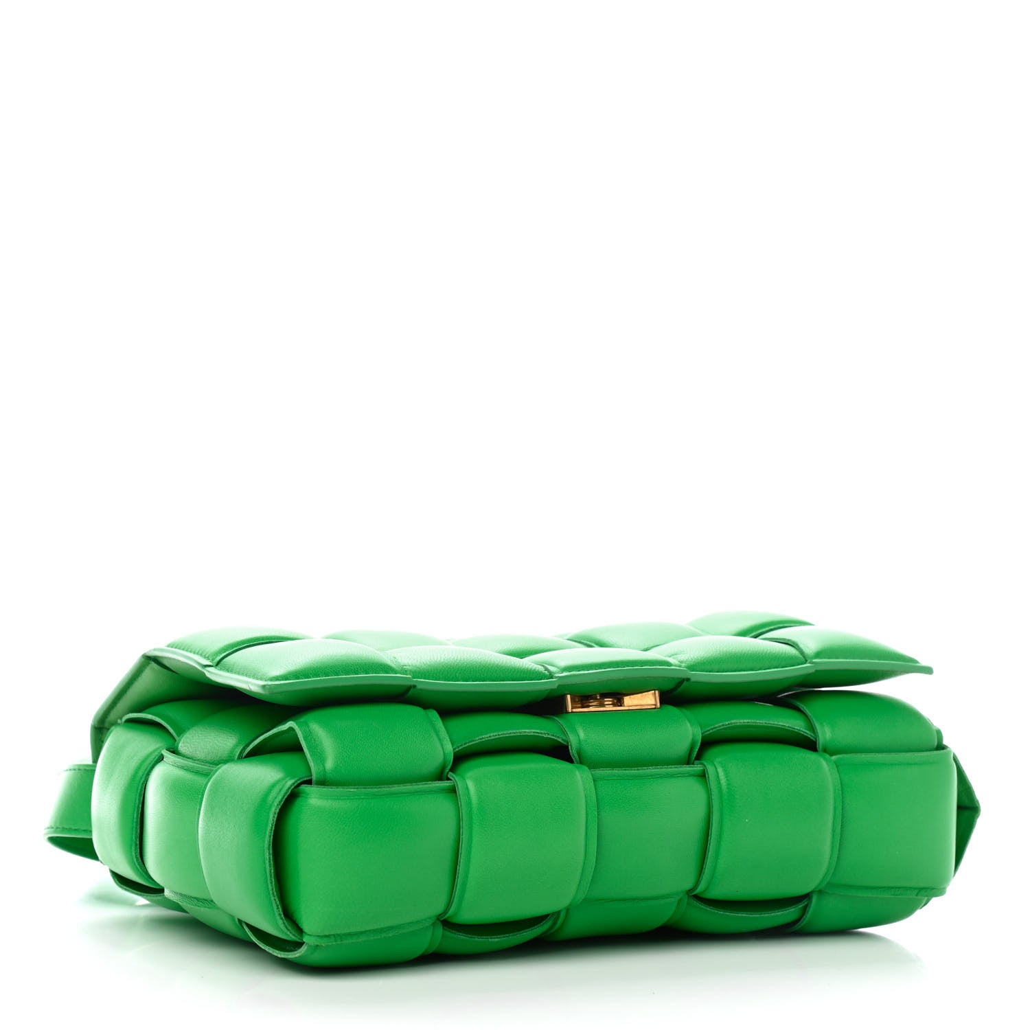 Bottega Veneta Nappa Maxi Intreccio Padded Cassette Crossbody Bag Grass 4 of 10