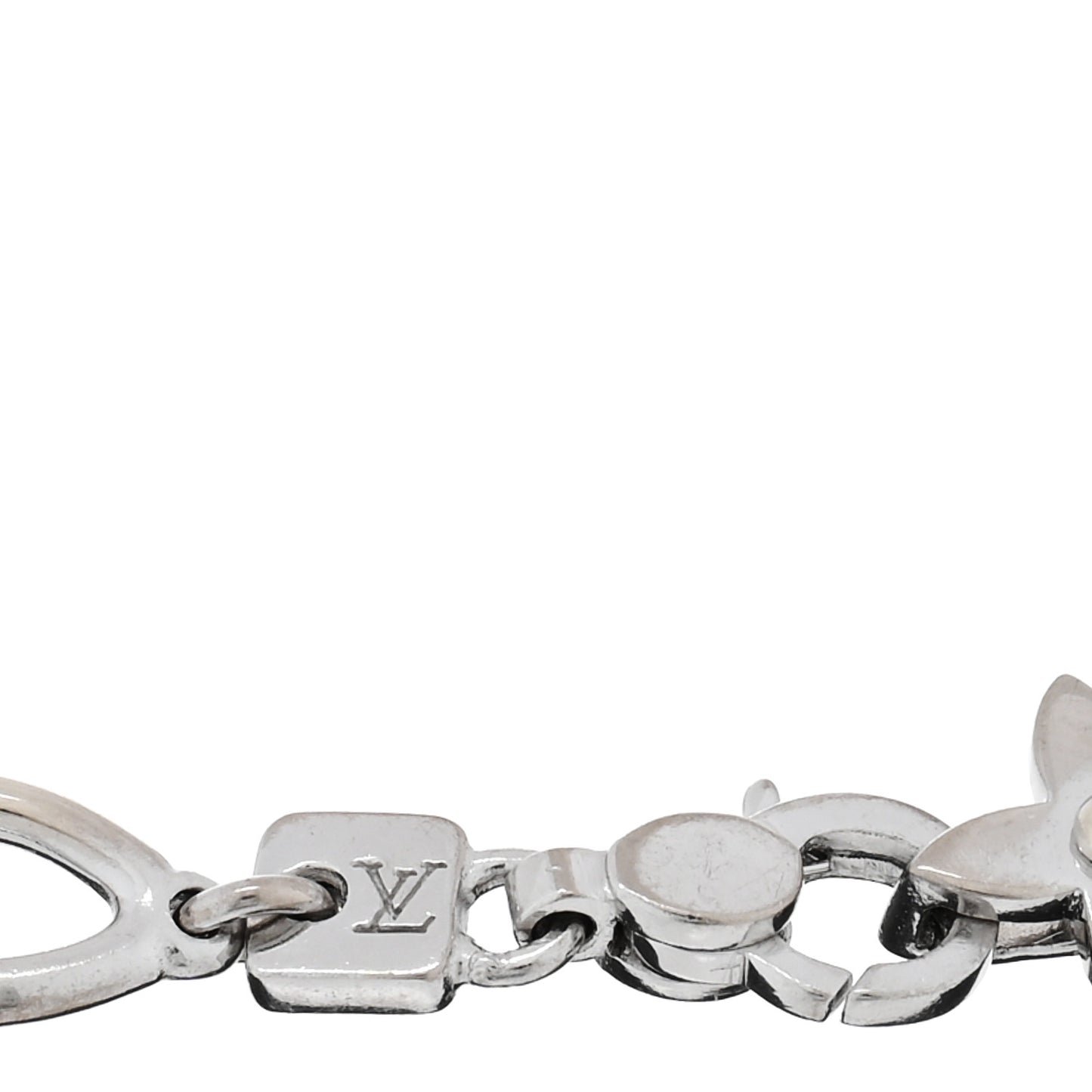 18k White Yellow Gold Idylle Blossom Link Bracelet