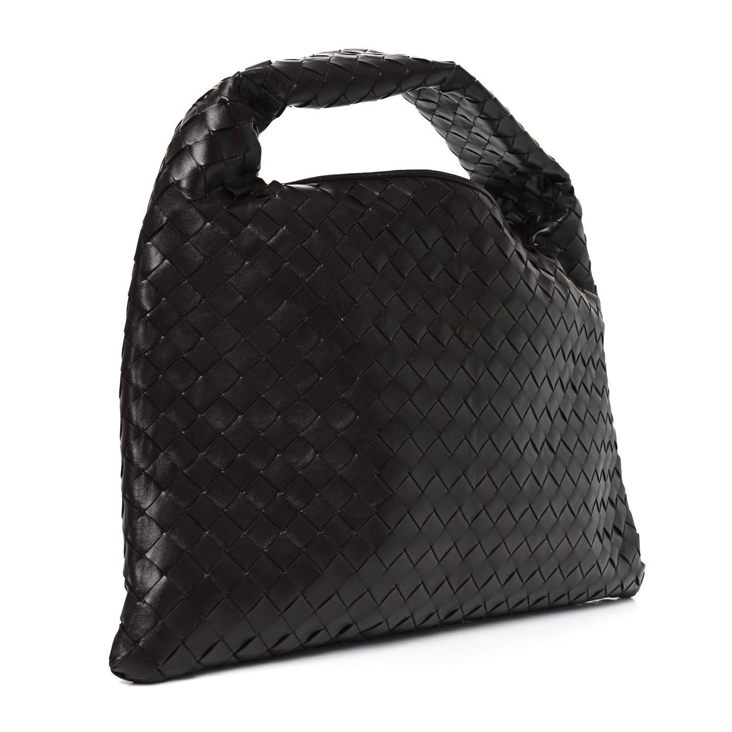 Calfskin Intrecciato Small Hop Fondant