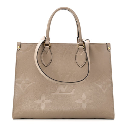 Louis Vuitton Empreinte Monogram Giant Onthego MM Tourterelle 1 of 9