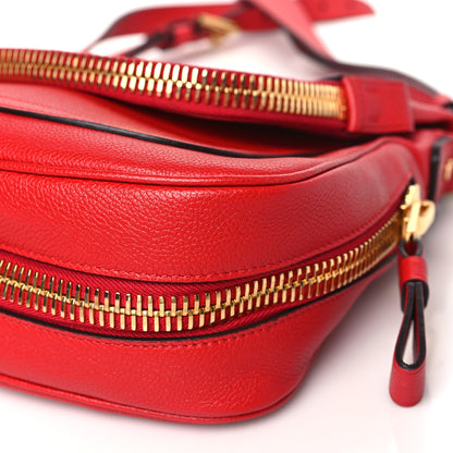 Tom Ford Grained Calfskin Medium Jennifer Crossbody Red 9 of 10