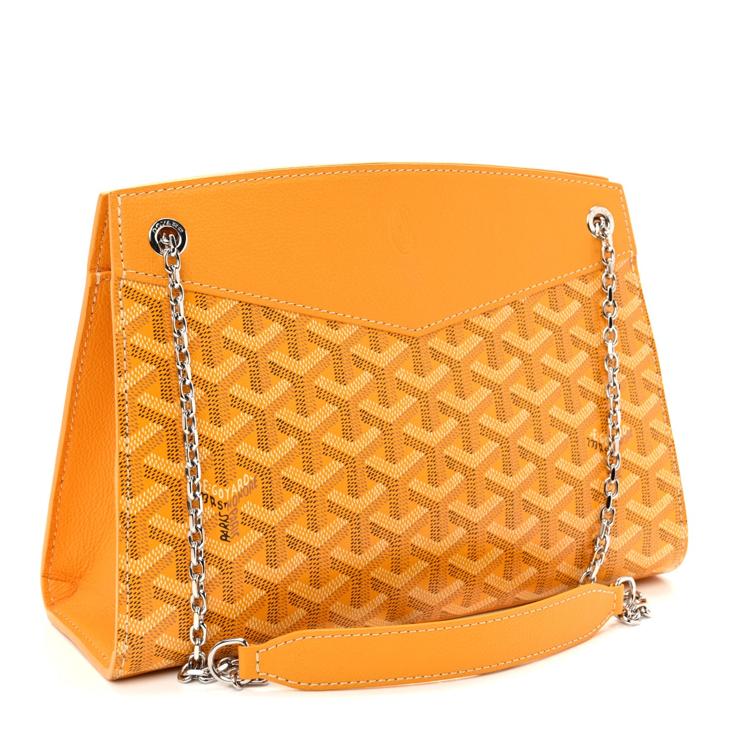 Goyardine Rouette Structure PM Yellow