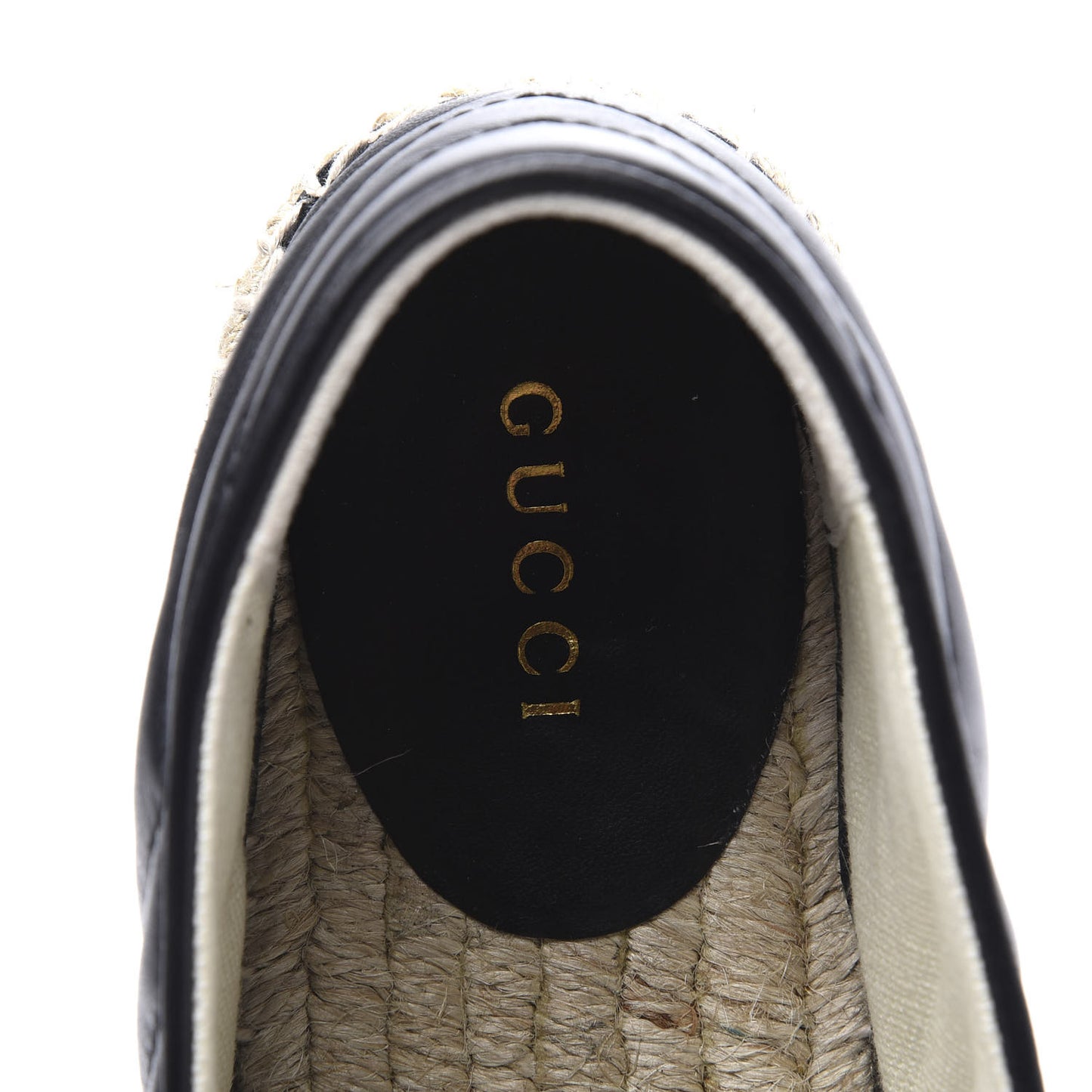 Nappa Matelasse GG Marmont Espadrilles 37 Black