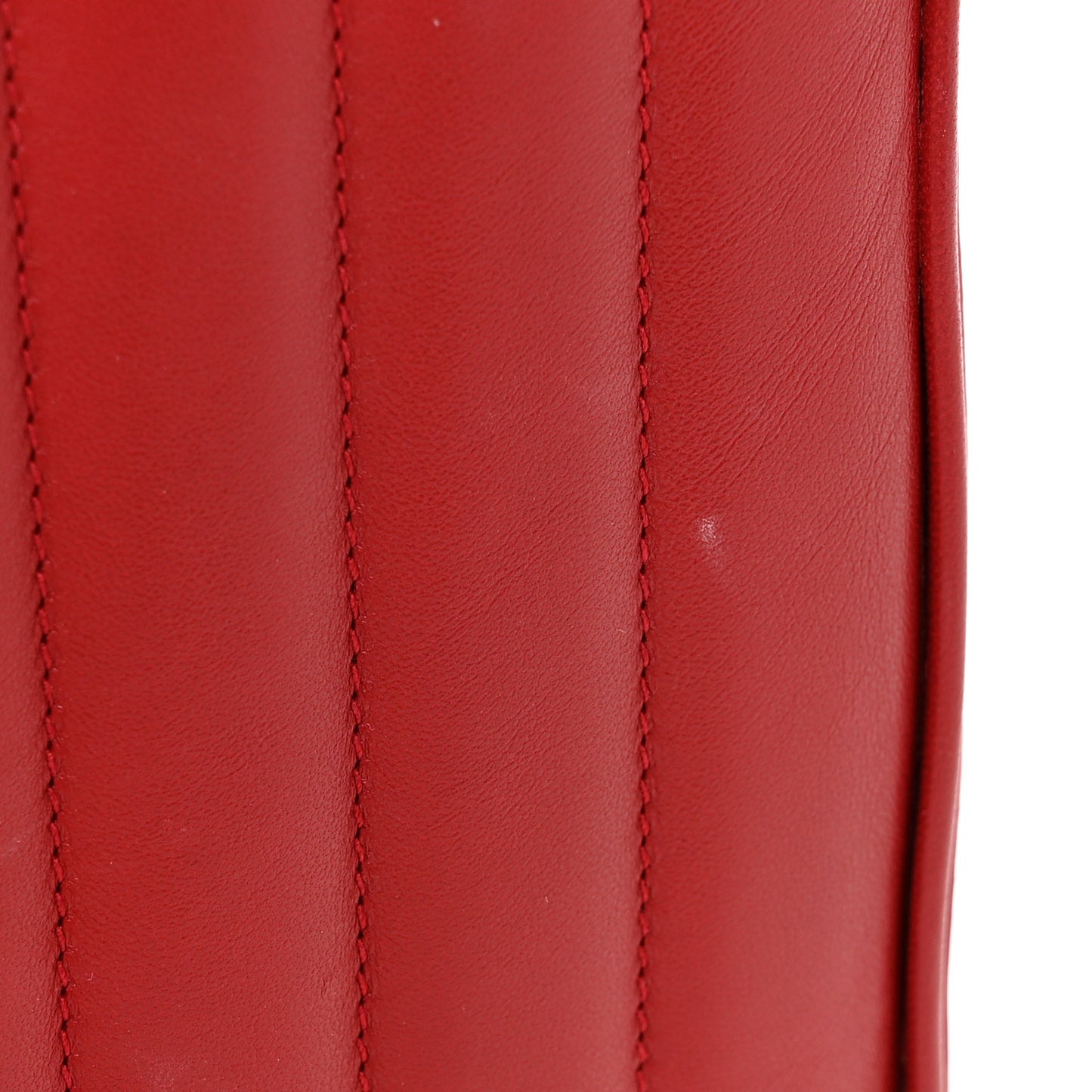 Lambskin Matelasse Monogram Medium Vicky Chain Bag Rouge Eros