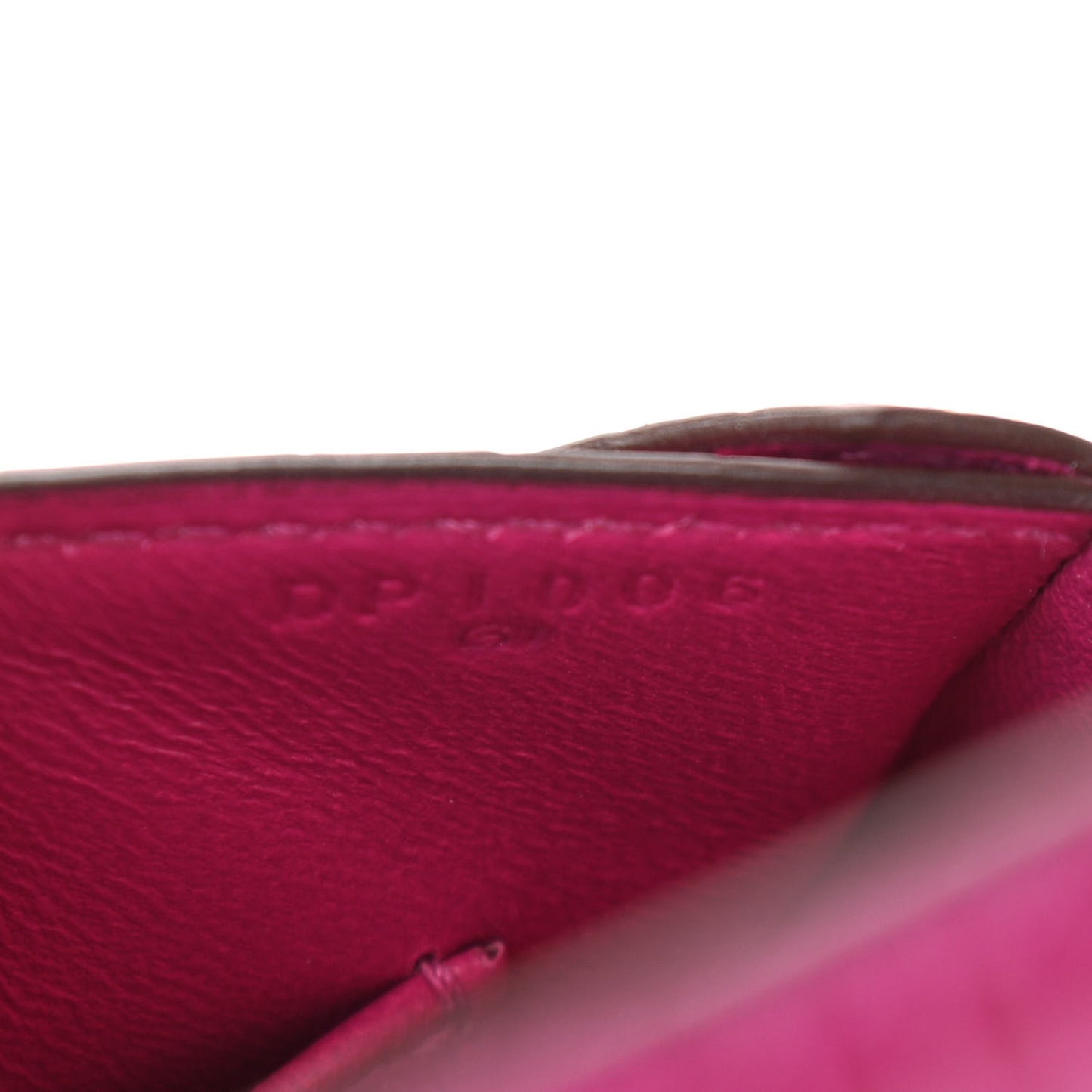 Shiny Alligator Mini Verrou Chaine Bag Rose Scheherazade
