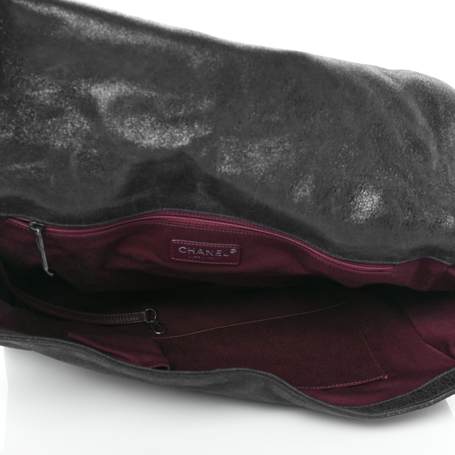 Chanel Goatskin Quilted Large Gentle Boy Flap Black 5 of 9