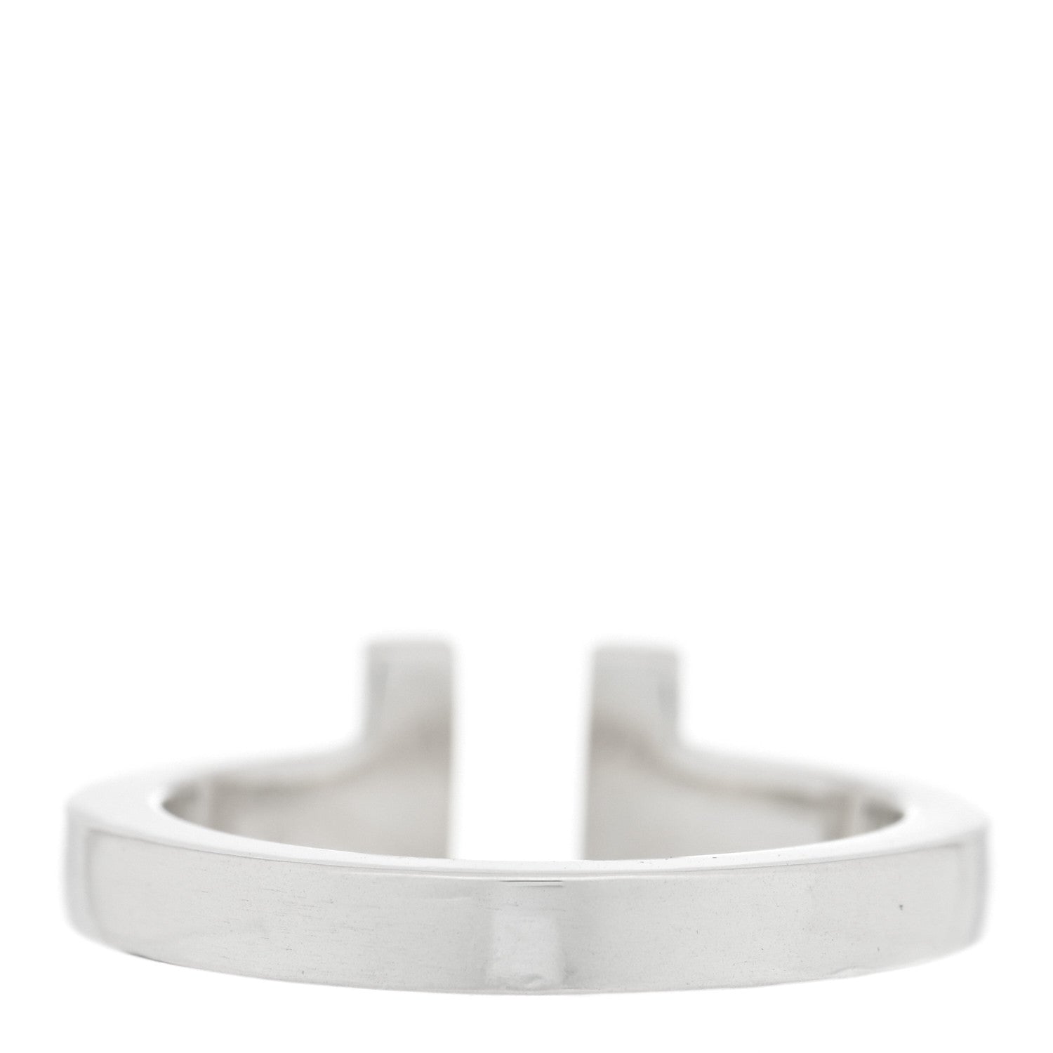 Tiffany Sterling Silver T Square Ring 54 7 3 of 4