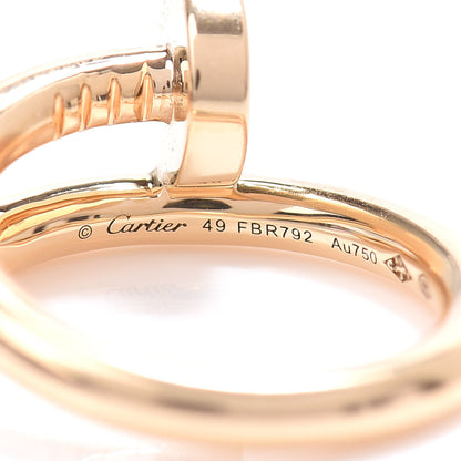 Cartier 18K Yellow Gold Juste Un Clou Ring 49 4.75 4 of 4