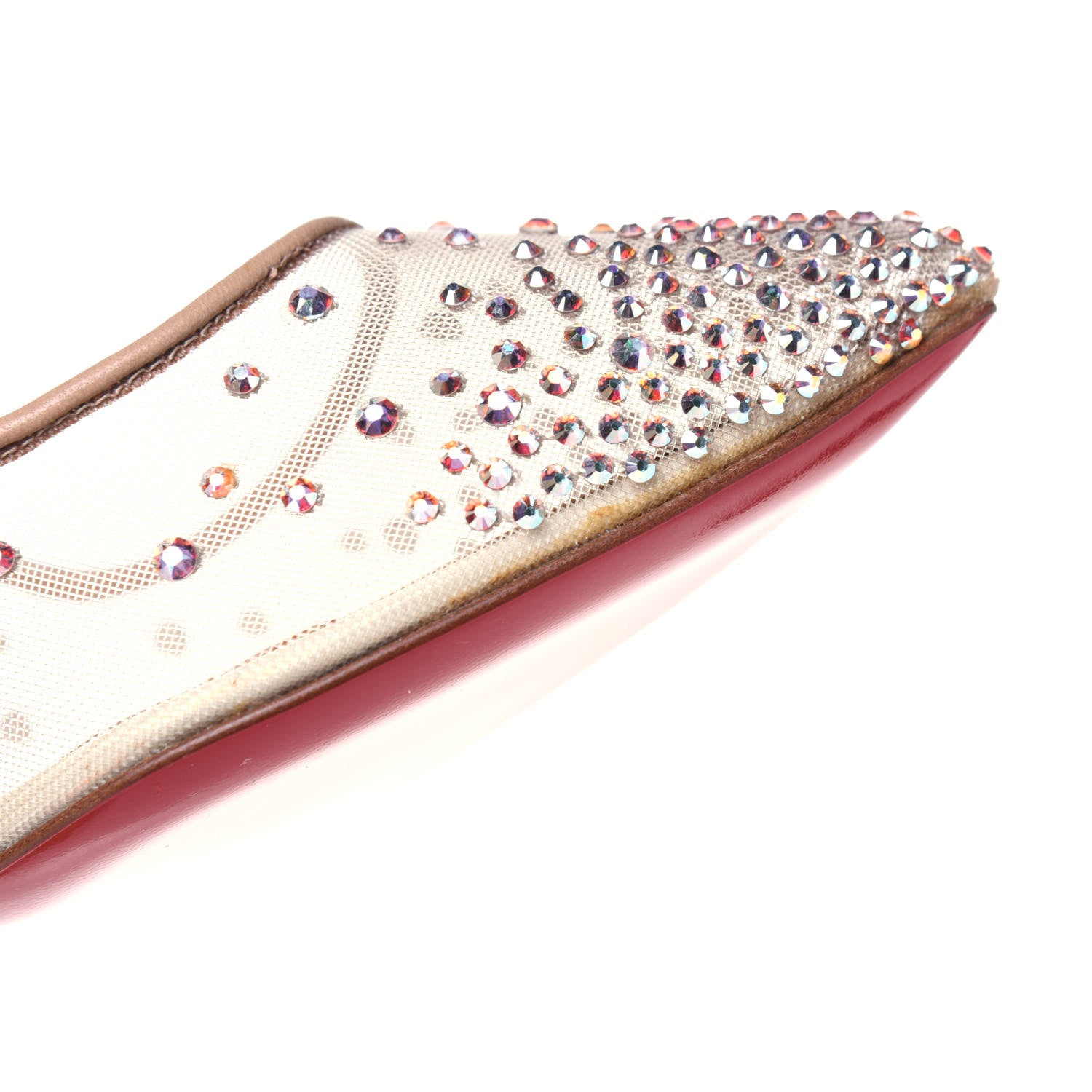 Christian Louboutin Rete Patent Crystal Strass Follies 100 Pumps 37.5 Version 11 of 15