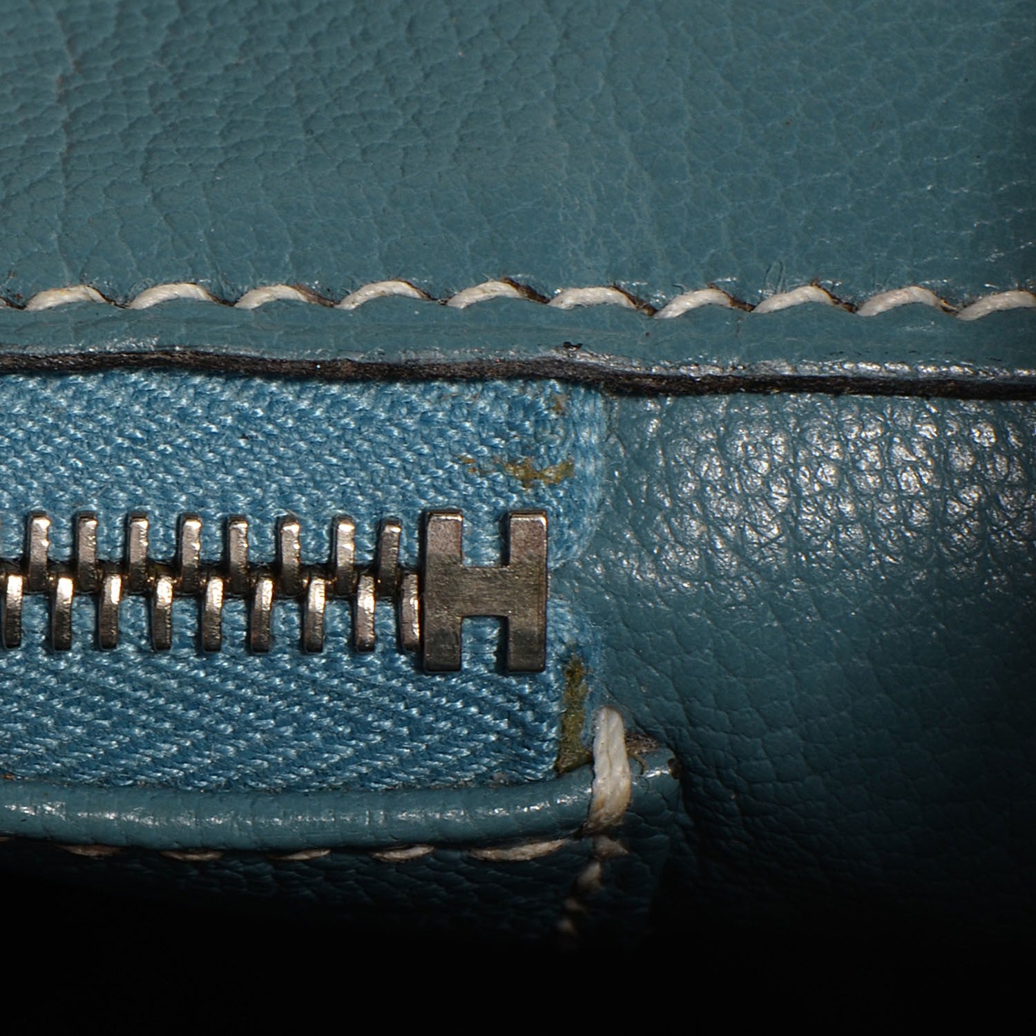 Hermes Taurillon Clemence Birkin 30 Blue Jean 11 of 21