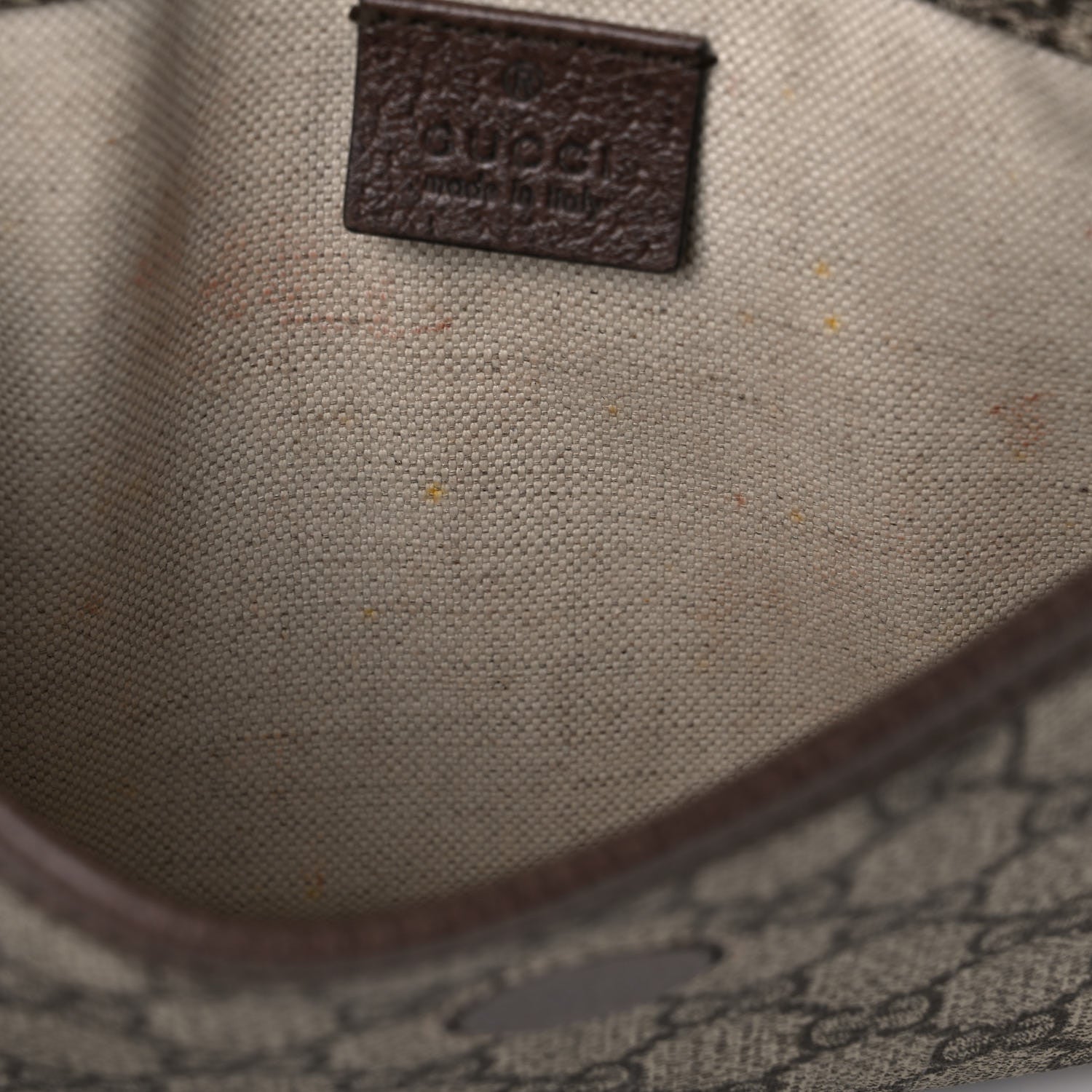 Gucci GG Supreme Monogram Neo Vintage Web Belt Bag Brown 11 of 19