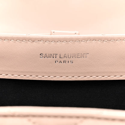 Saint Laurent Calfskin Y Quilted Monogram Small Loulou Backpack Marble Pink 6 of 11