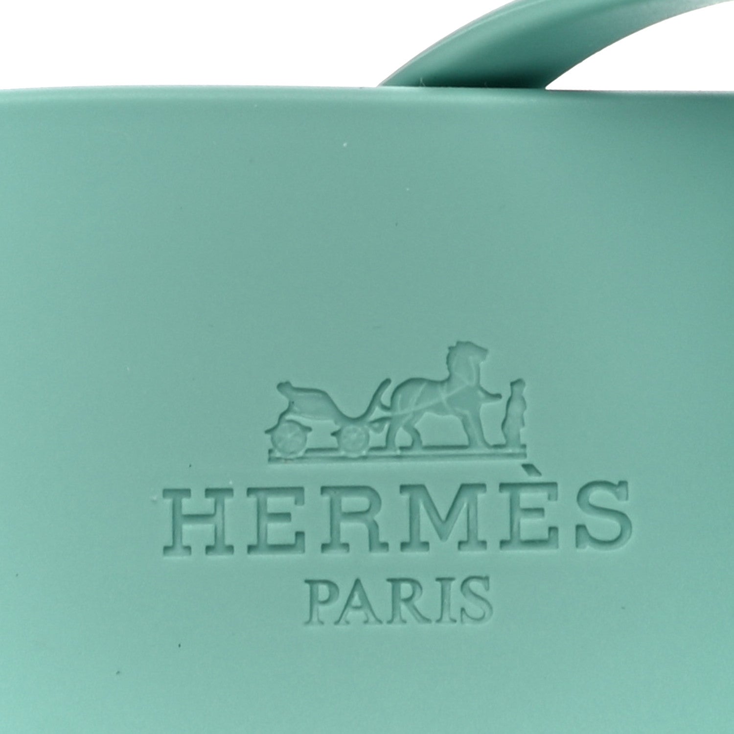 Hermes Rubber Womens Egerie Sandals 36 Vert Embrun 10 of 11