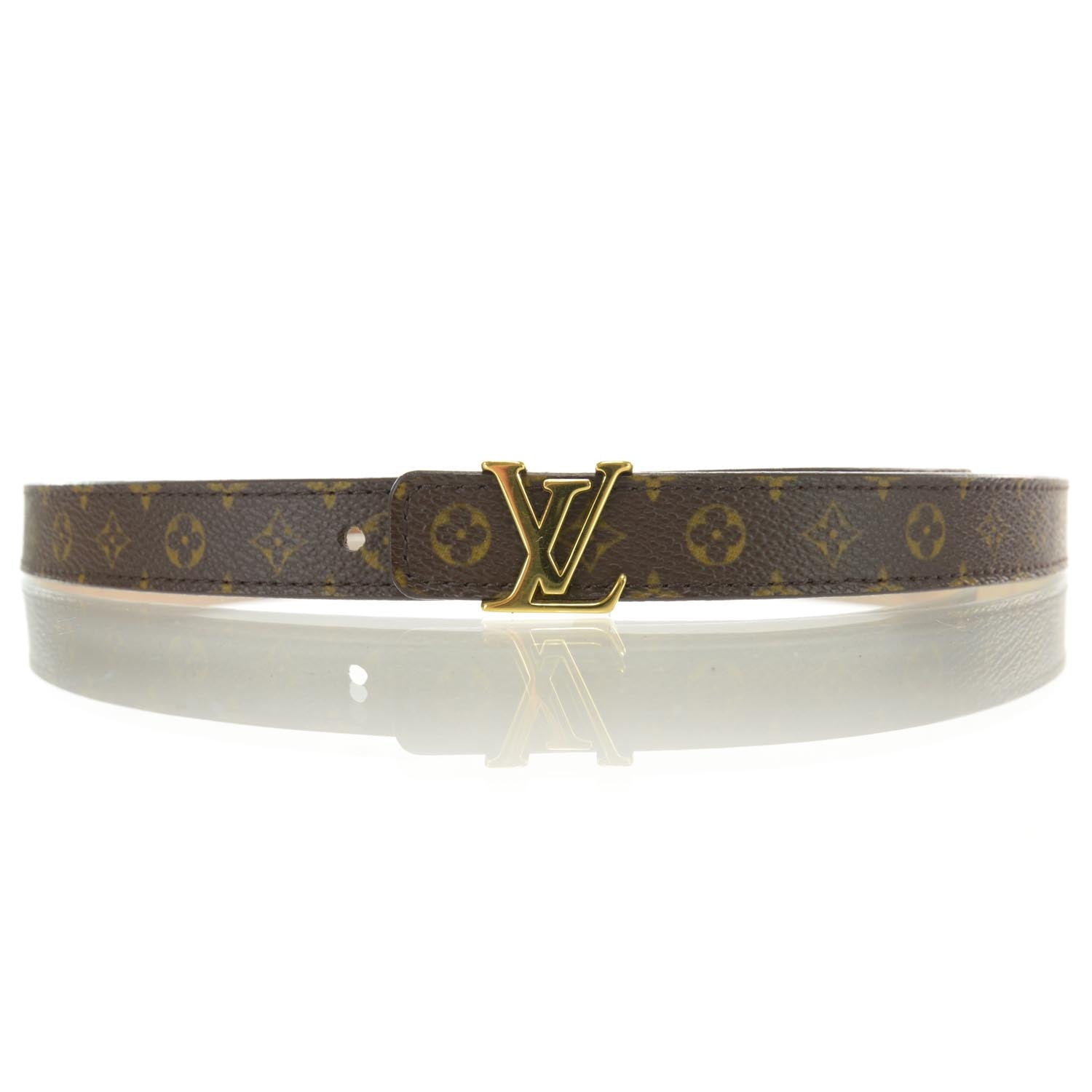 Louis Vuitton Monogram LV Initiales Belt 80 32 1 of 6