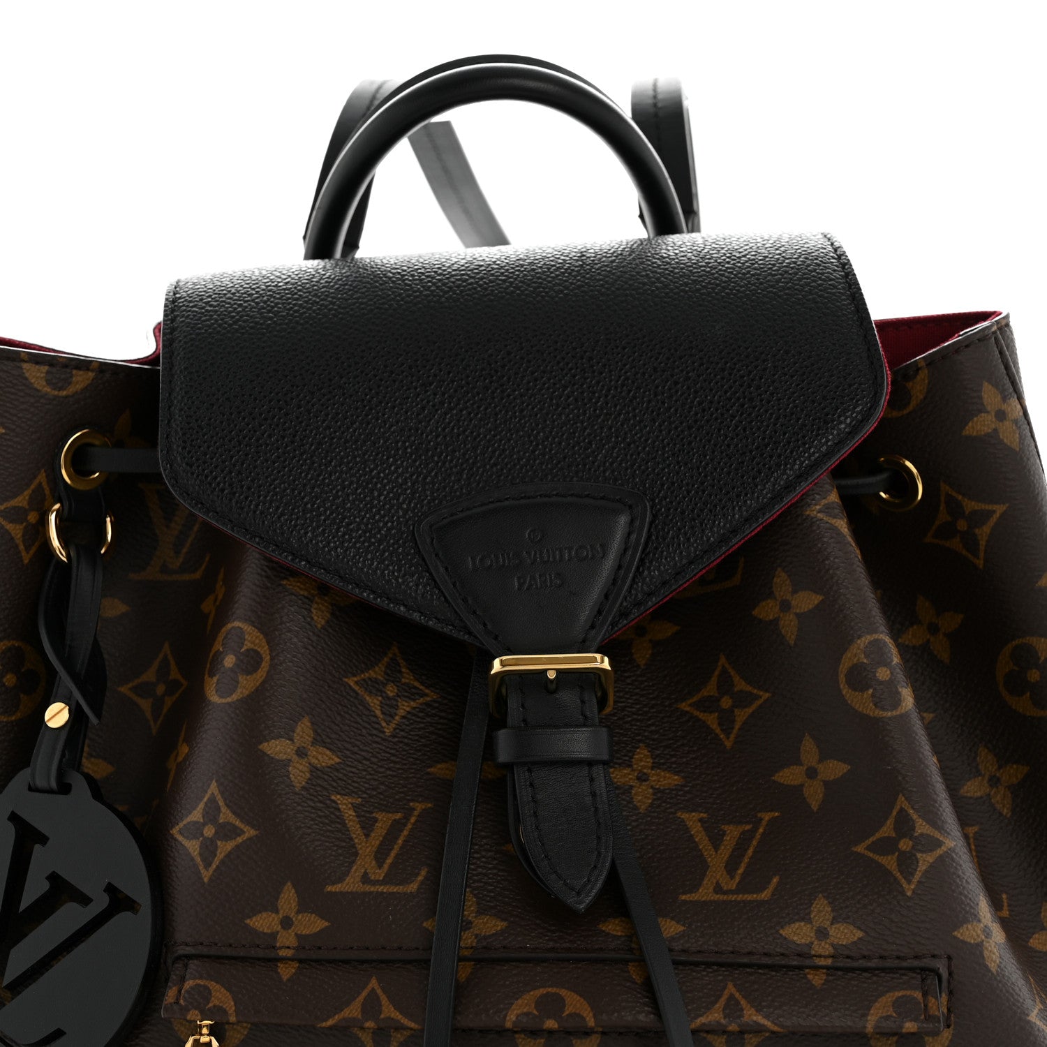 Louis Vuitton Monogram Montsouris PM Black 7 of 14