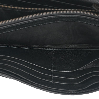 Gucci Wonka Grain Calfskin Diana Chain Wallet Black 6 of 12