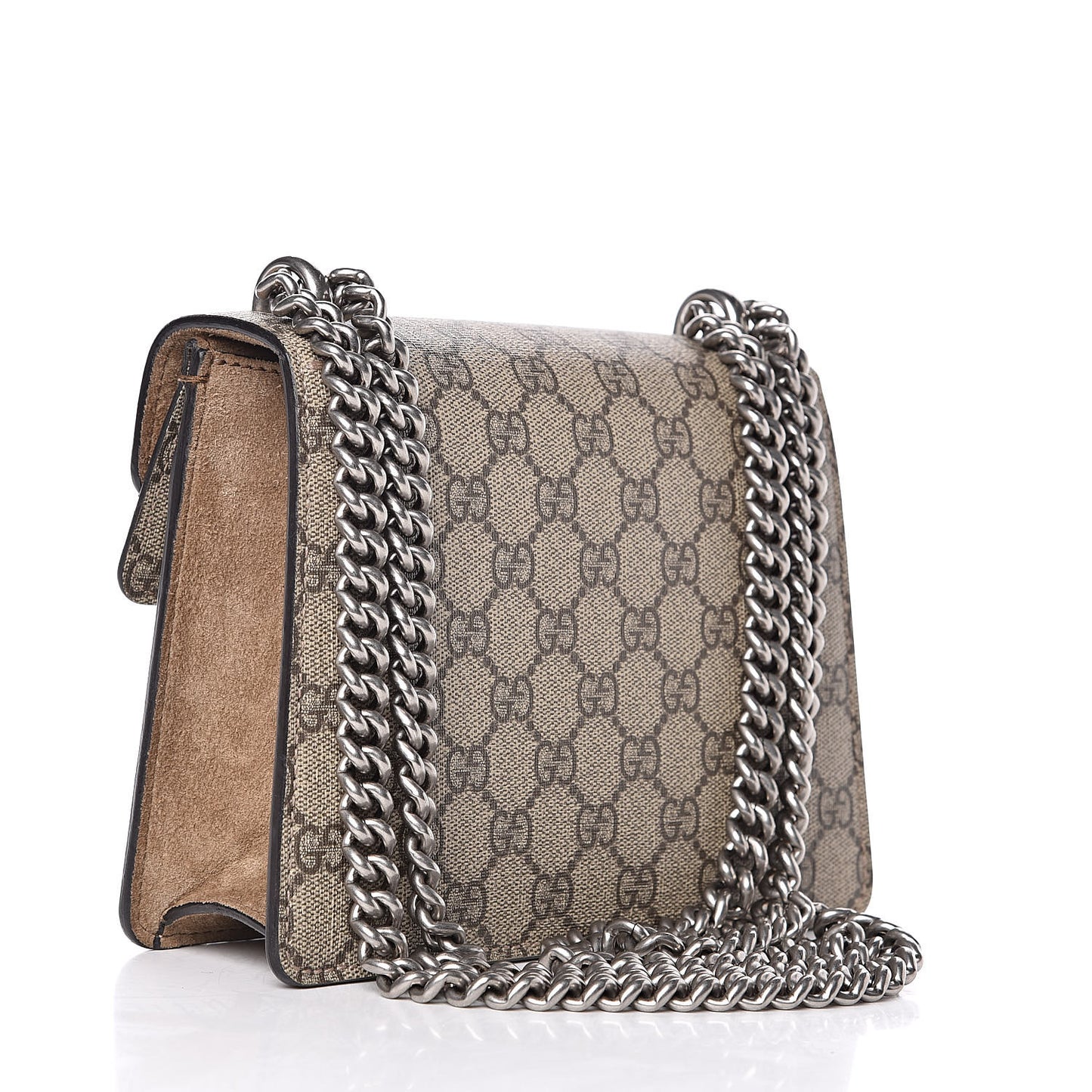 GG Supreme Monogram Mini Dionysus Shoulder Bag Taupe