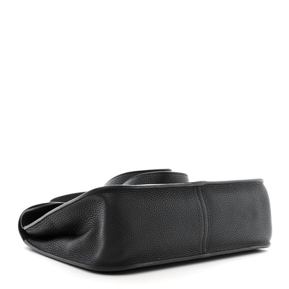 Hermes Taurillon Clemence Halzan 31 GM Black 4 of 10