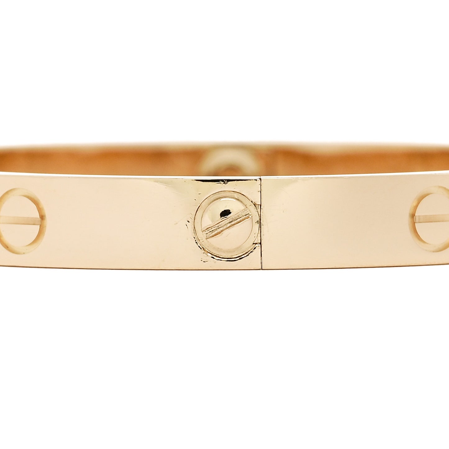 18K Yellow Gold LOVE Bracelet 17