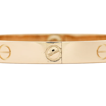 Cartier 18K Yellow Gold LOVE Bracelet 17 4 of 9