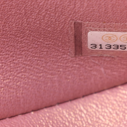Chanel Iridescent Lambskin Quilted Mini Top Handle Rectangular Flap Pink 9 of 11