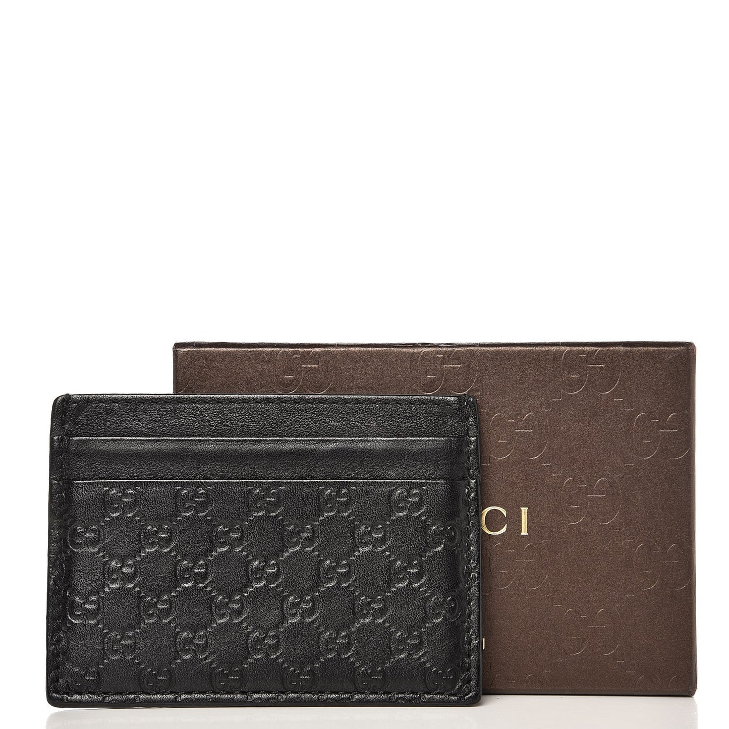 Microguccissima Card Holder Black