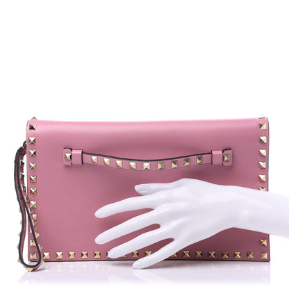 Valentino Garavani Nappa Rockstud Wristlet Clutch Ninphea 2 of 9