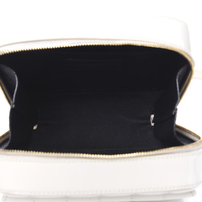 Saint Laurent Patent Matelasse Monogram Toy Vicky Camera Bag Off White 4 of 9