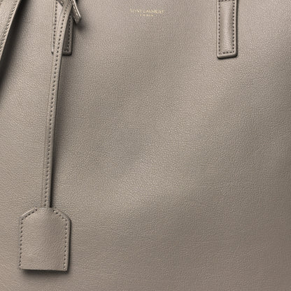 Saint Laurent Calfskin Toy Shopping Tote Greyish Brown 8 of 10
