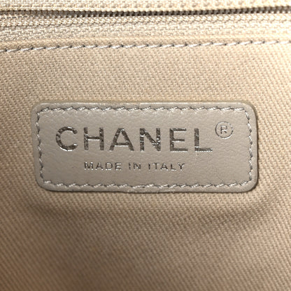 Chanel Glazed Calfskin Mini Deauville Tote Black 6 of 10