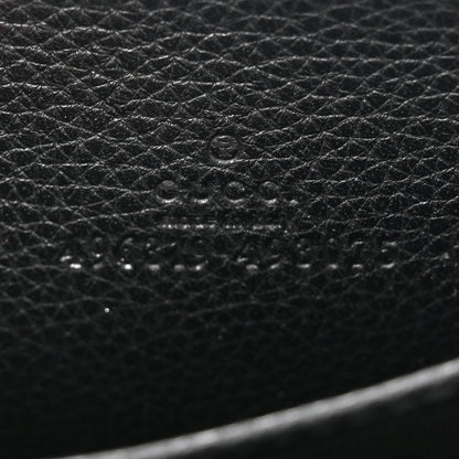 Gucci Calfskin Logo Zip Around Card Case Black 6 of 7