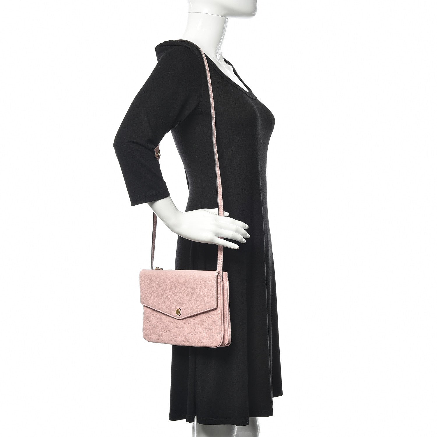 Louis Vuitton Empreinte Twice Rose Ballerine 2 of 10