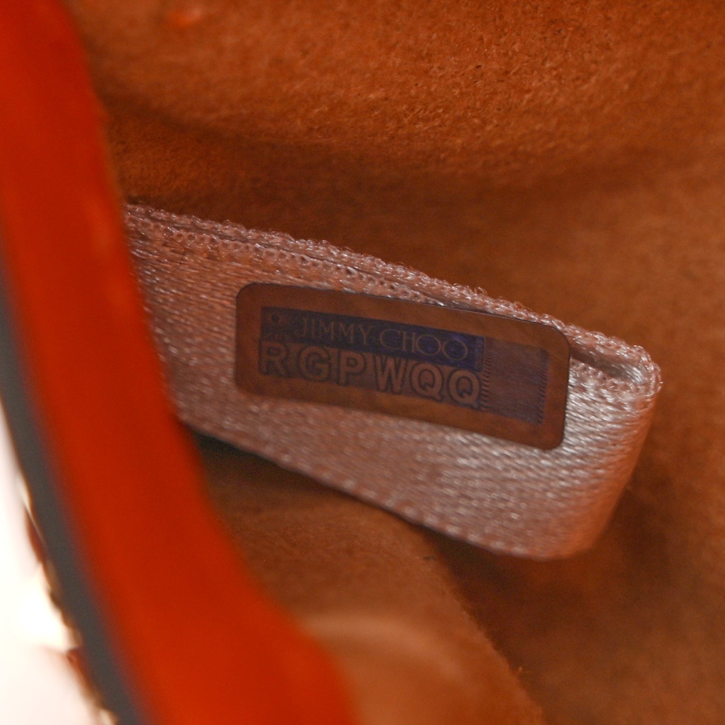 Calfskin Micro Hale Crossbody Amber Orange
