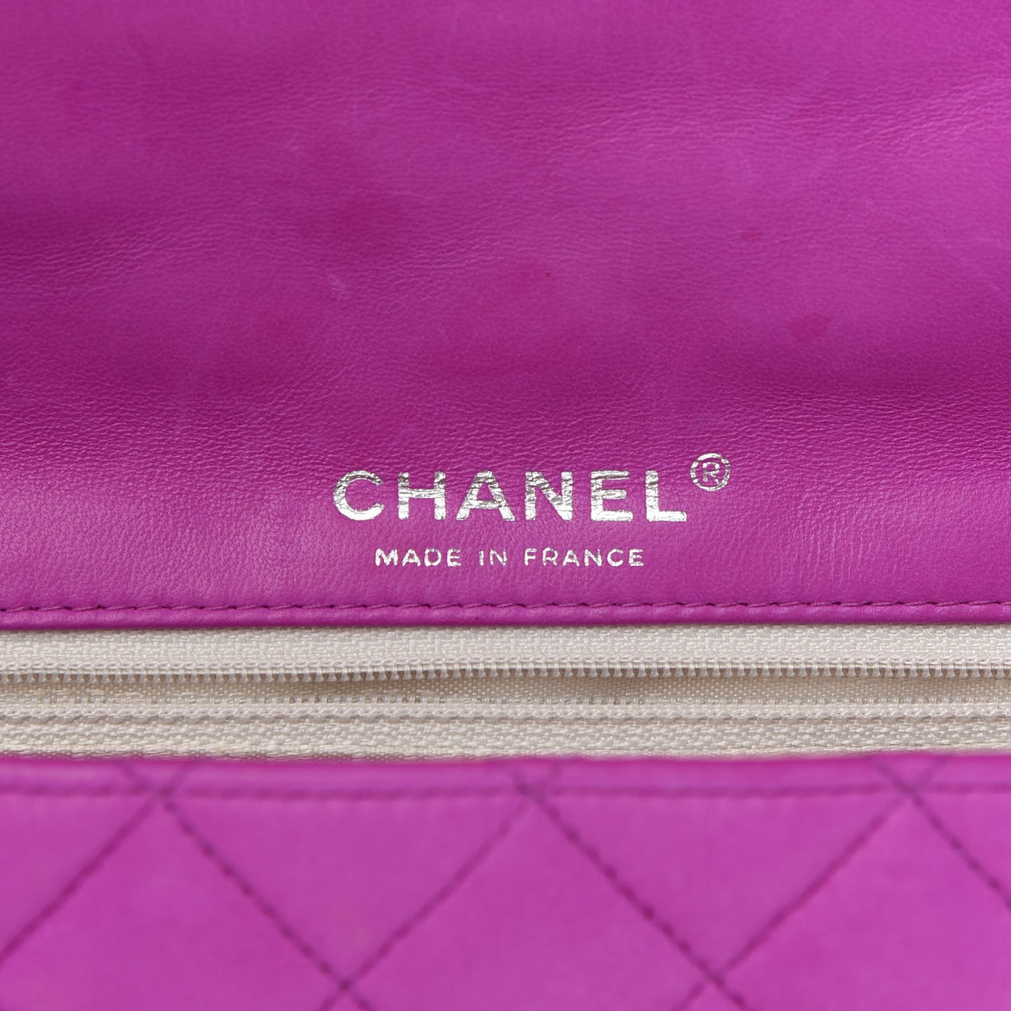 Lambskin Heart Valentine Medium Flap Fuchsia