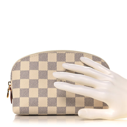 Louis Vuitton Damier Azur Cosmetic Pouch 2 of 9